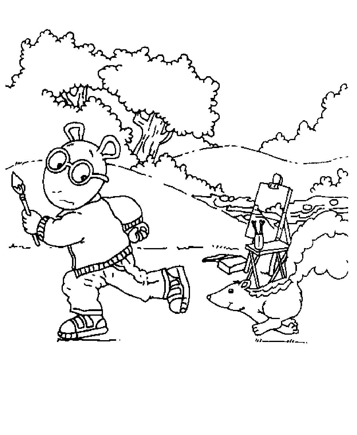 coloring pages for arthur - photo #25