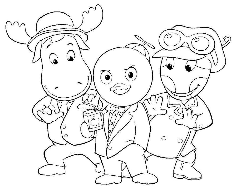 backyardigans coloring book pages - photo #8