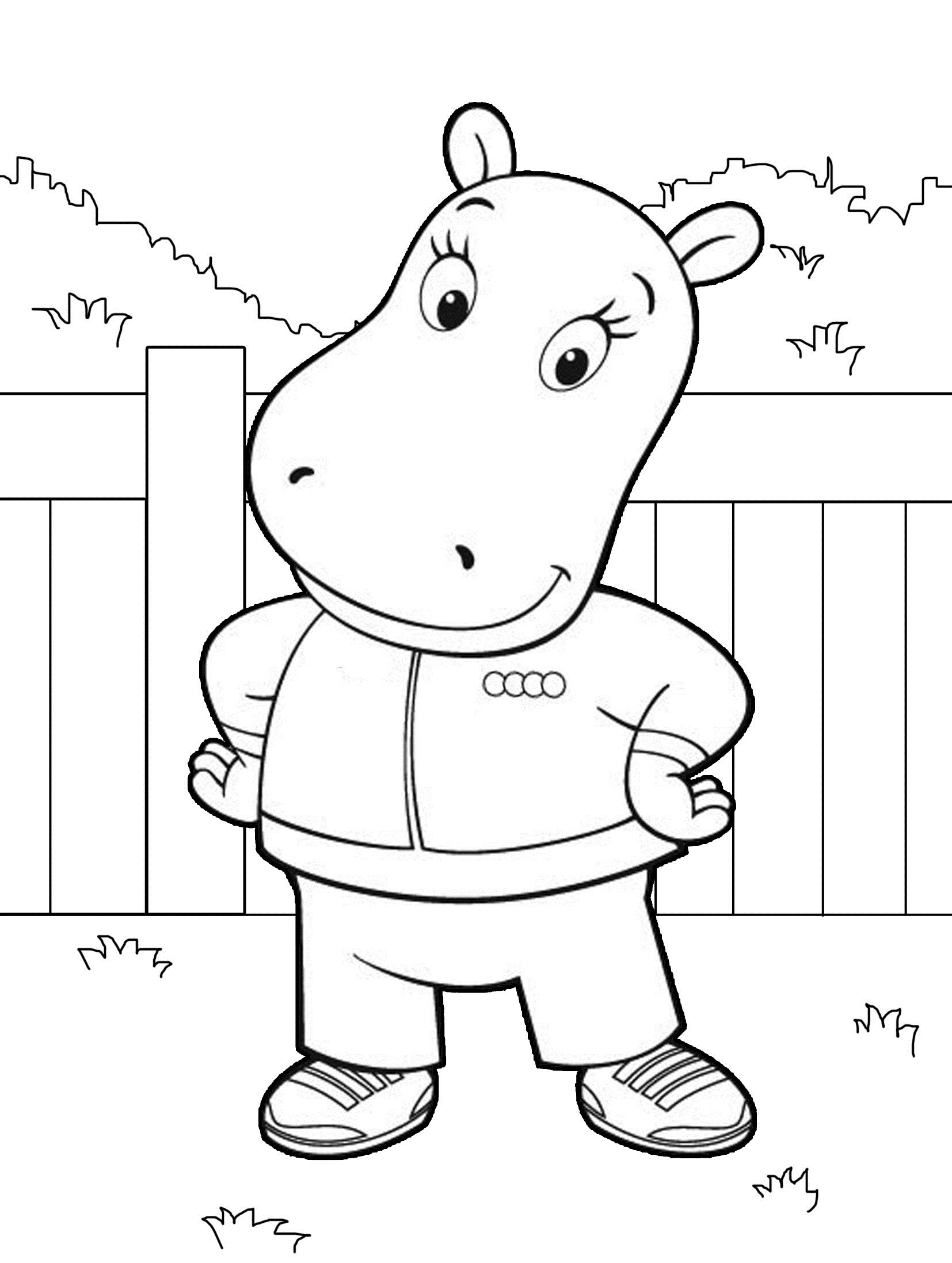 uniqua coloring pages - photo #24