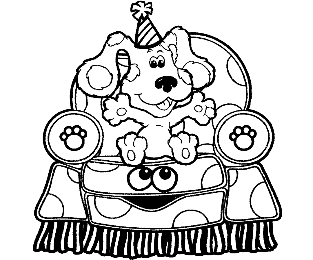 magenta blues clues coloring pages - photo #33