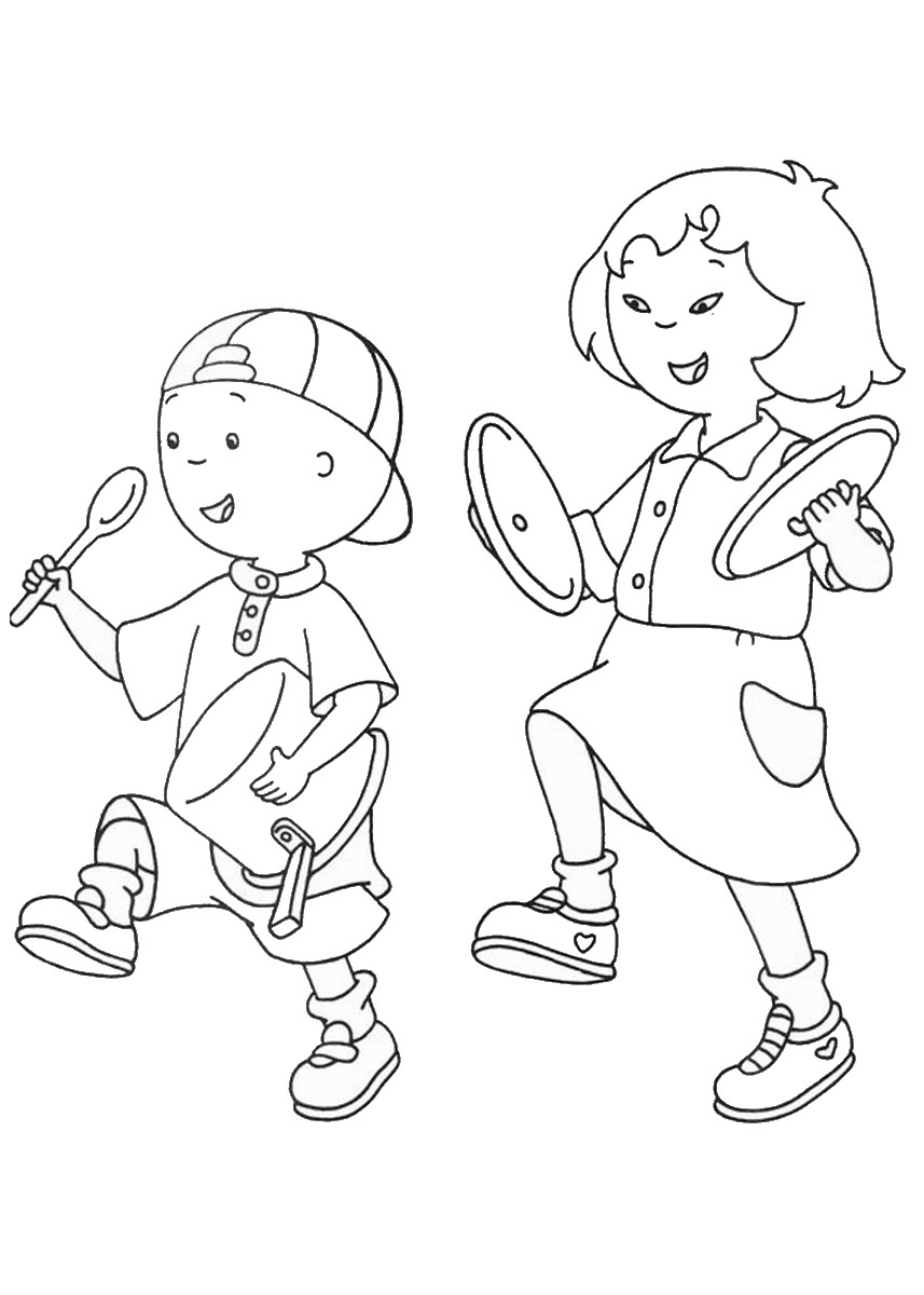 caillou coloring pages printable - photo #28