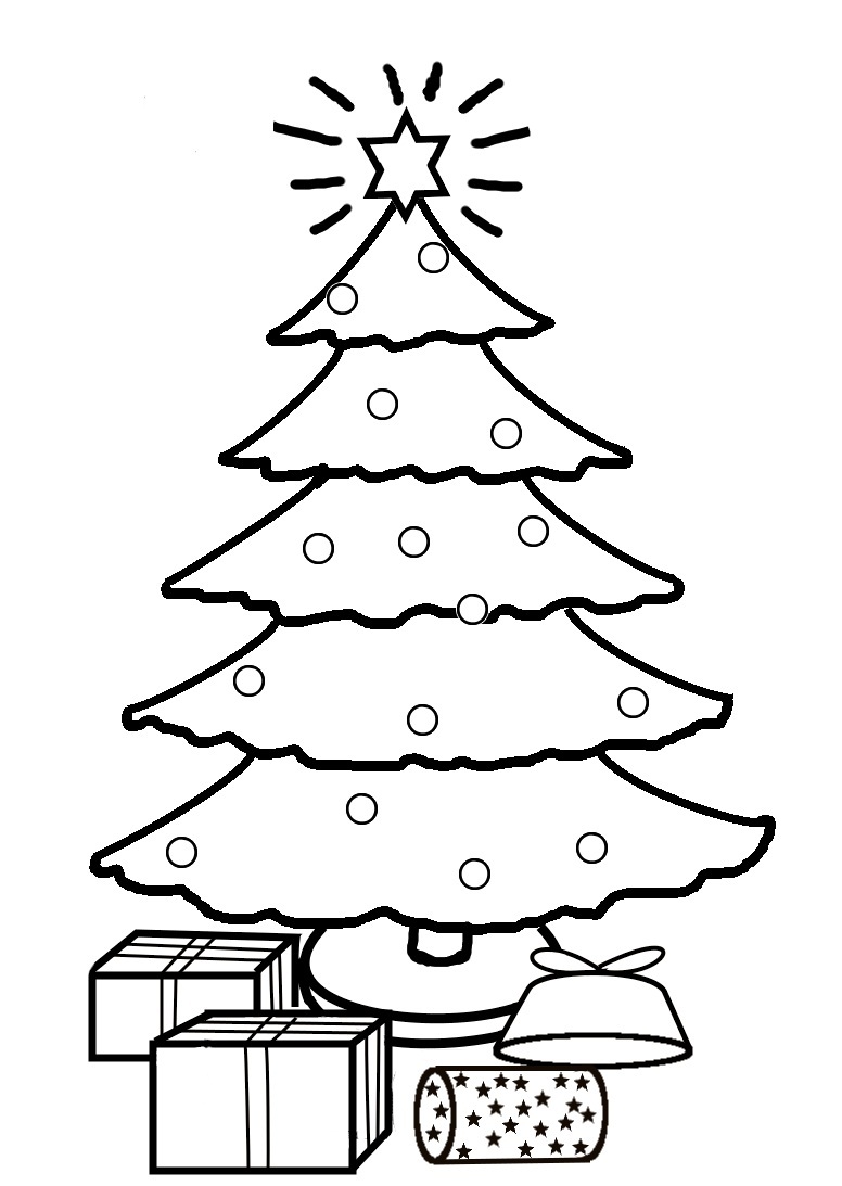 xmas trees coloring pages - photo #23