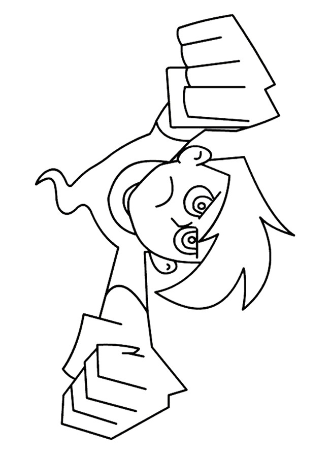 danny phantom printable coloring pages - photo #5