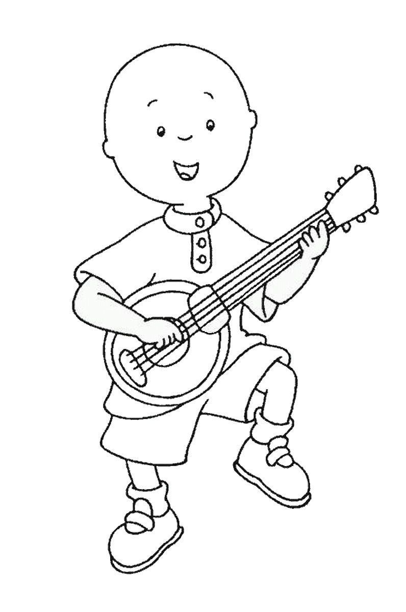 caillou printable coloring pages - photo #14