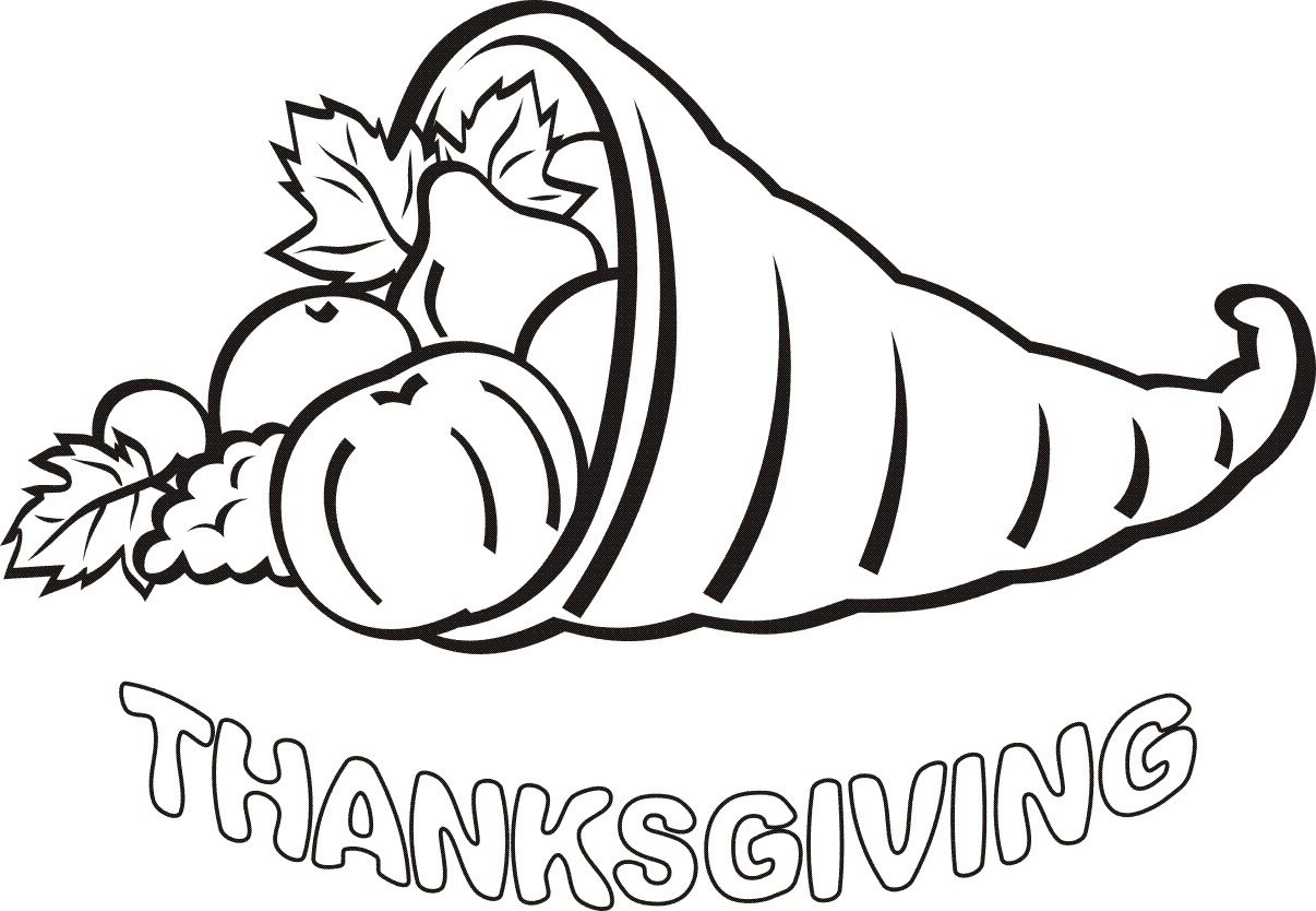 thanksgiving children coloring pages - photo #43