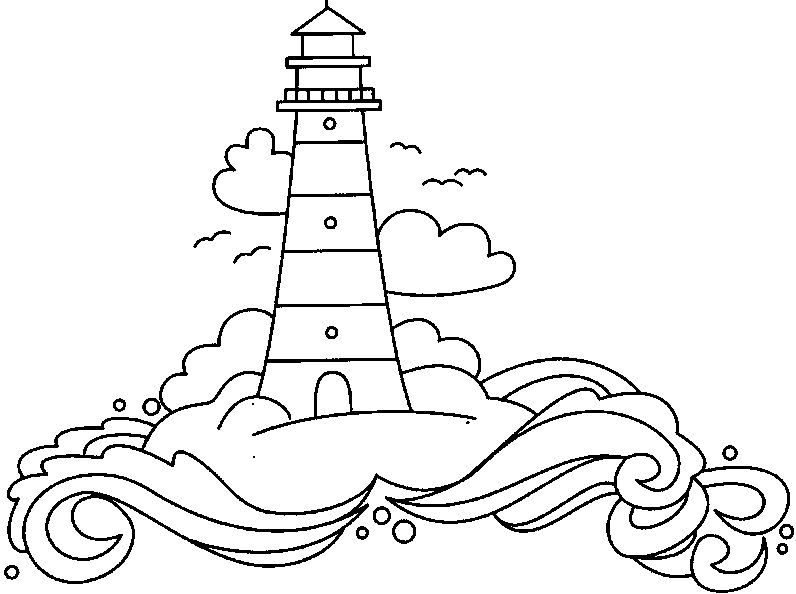 maine lighthouses coloring pages - photo #19