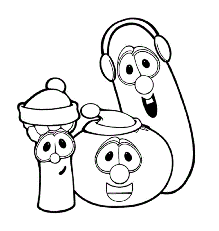 Free Veggie Tales Coloring Pages