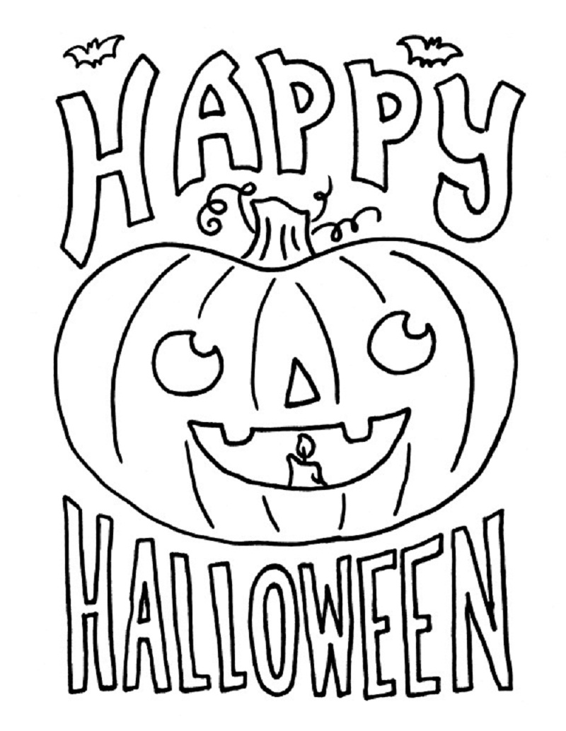 halloween coloring book pages - photo #27