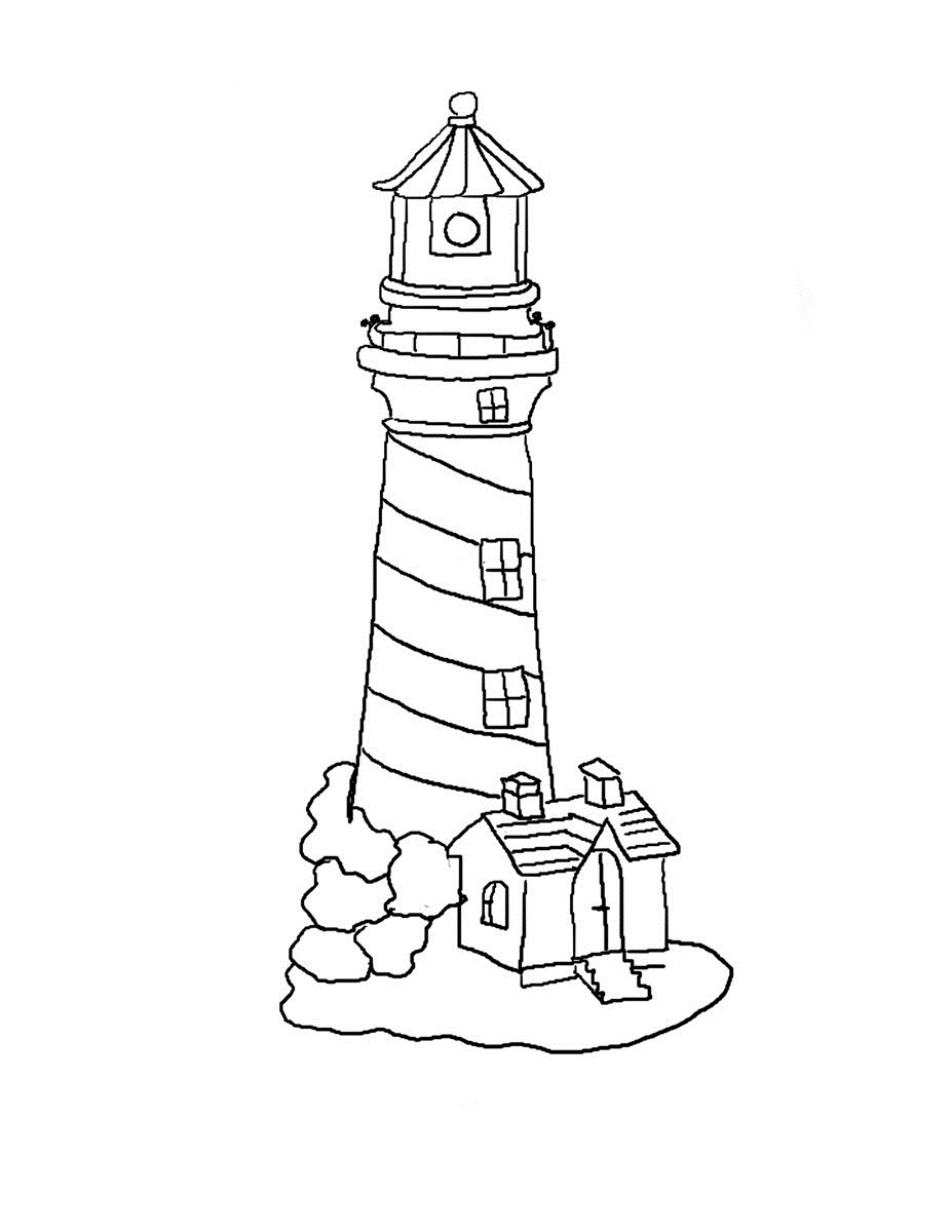 maine lighthouses coloring pages - photo #29