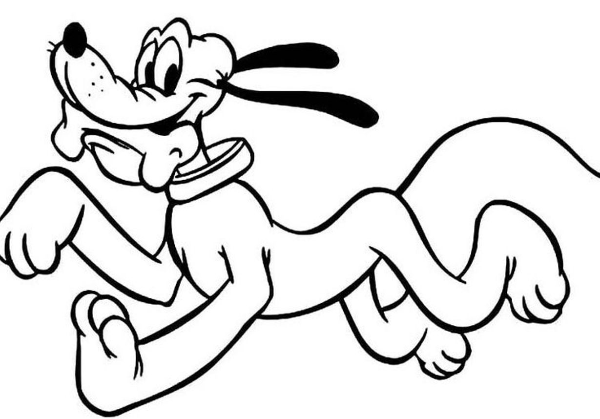 pluto christmas coloring pages - photo #21