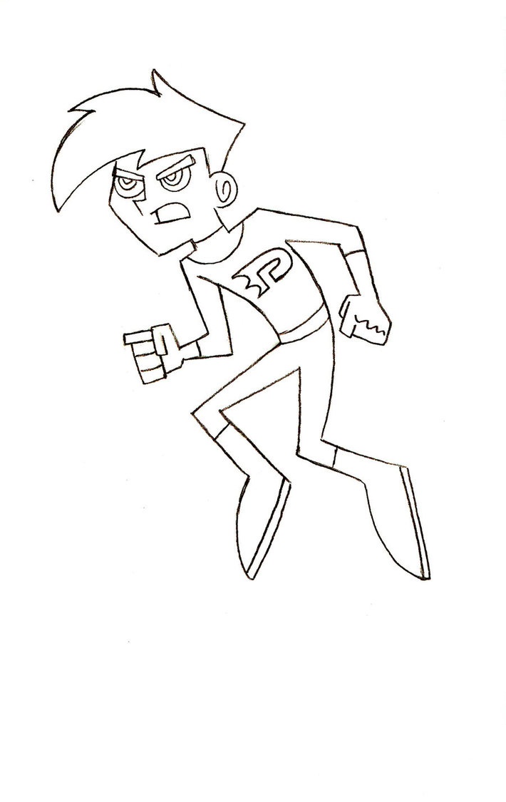 danny phantom printable coloring pages - photo #23