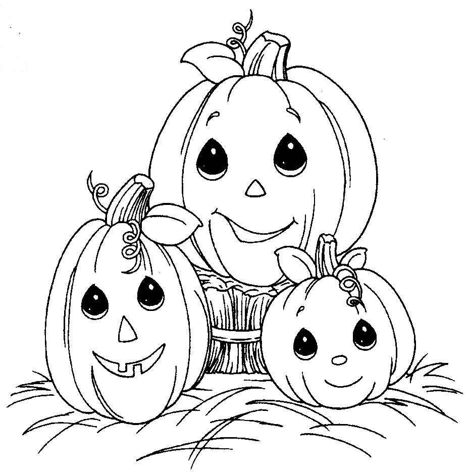 halloween coloring full pages - photo #31
