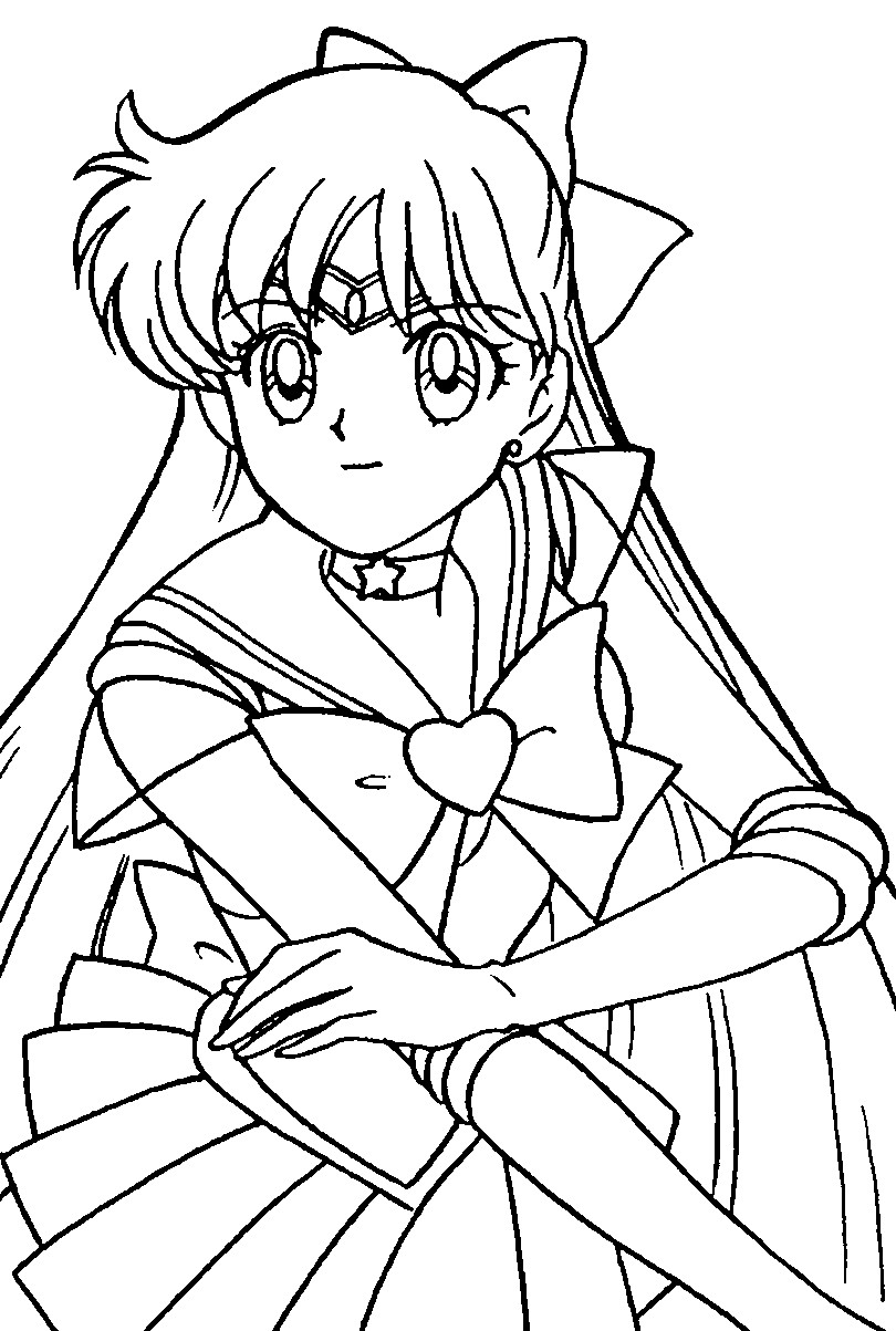 sailor moom coloring pages - photo #25