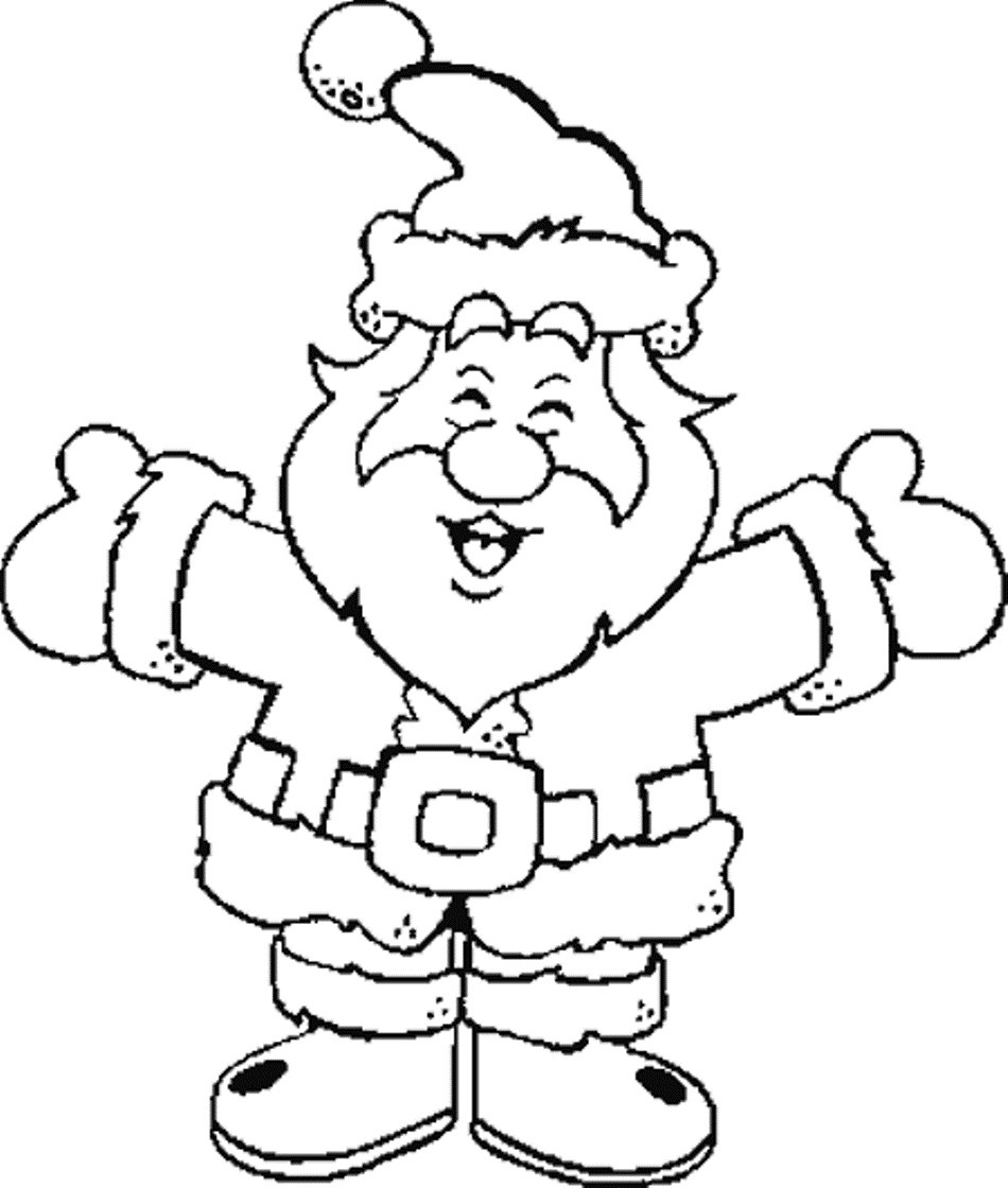 santa claus printable coloring pages - photo #28