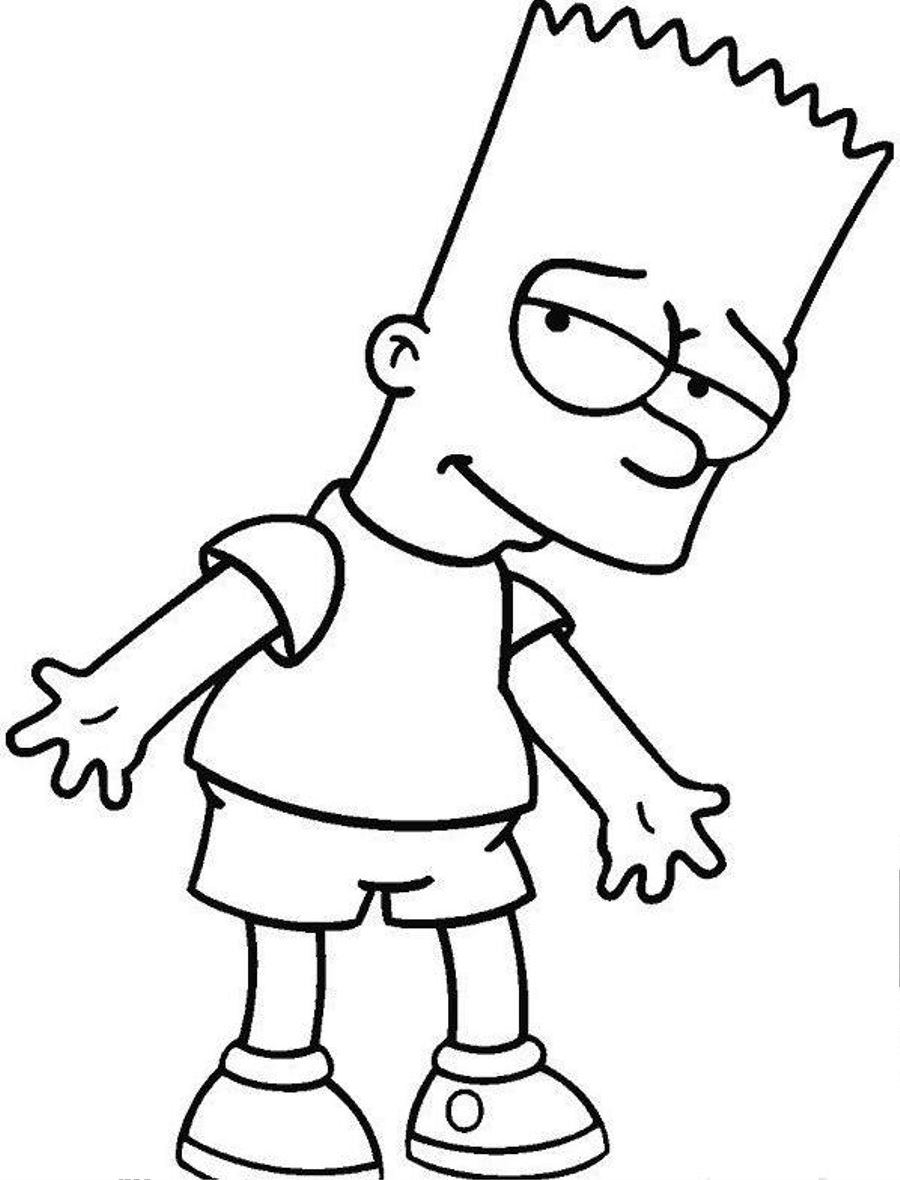 baby simpsons coloring pages - photo #36