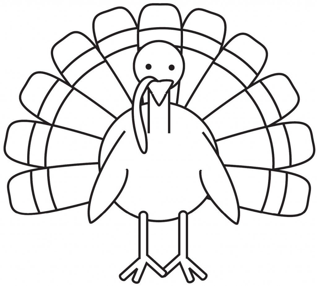 a turkey coloring pages - photo #9