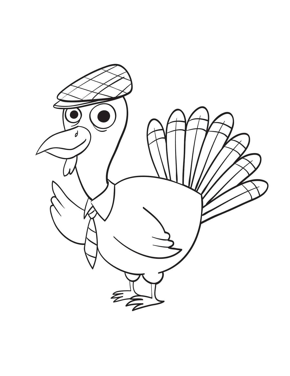 images of turkey coloring pages - photo #31