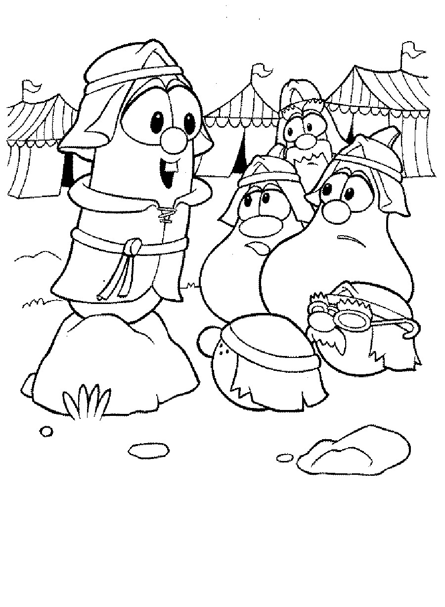 veggie tails coloring pages - photo #28