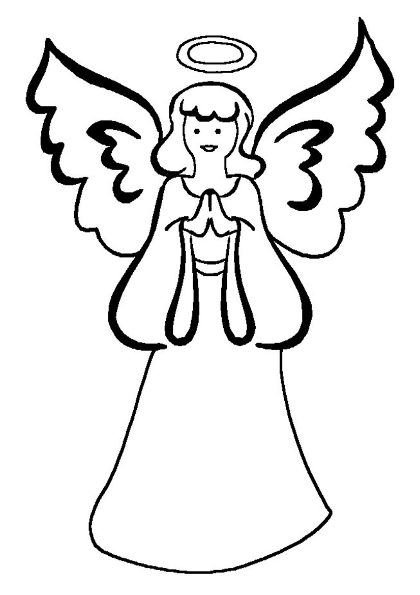 Printable Angel Coloring Pages | ColoringMe.com
