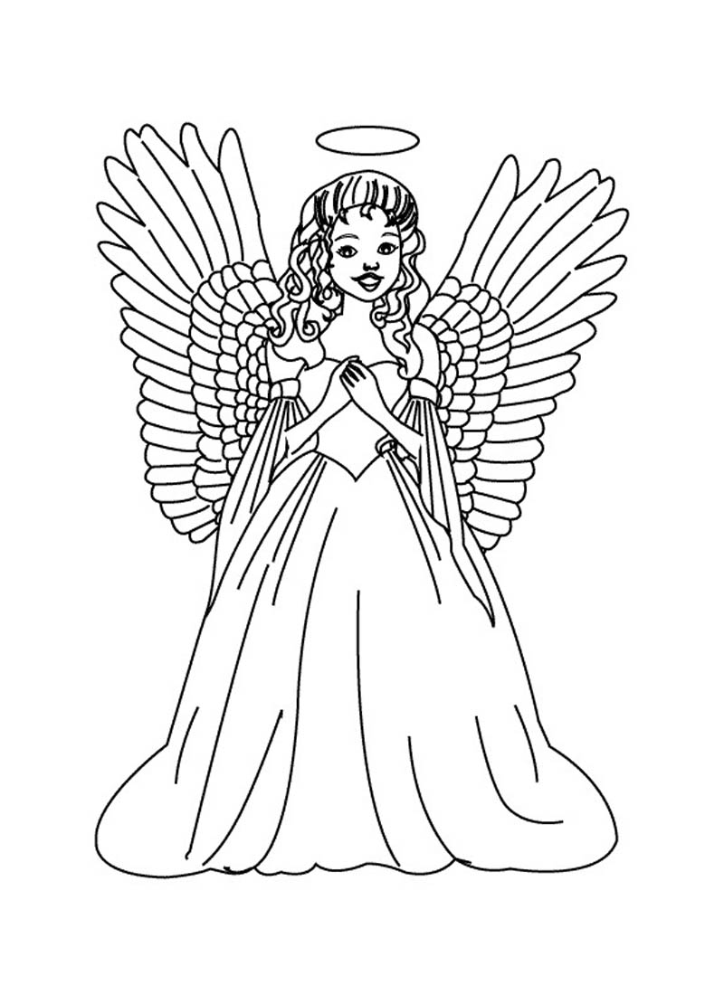 Printable Angel Coloring Pages  Coloring Me