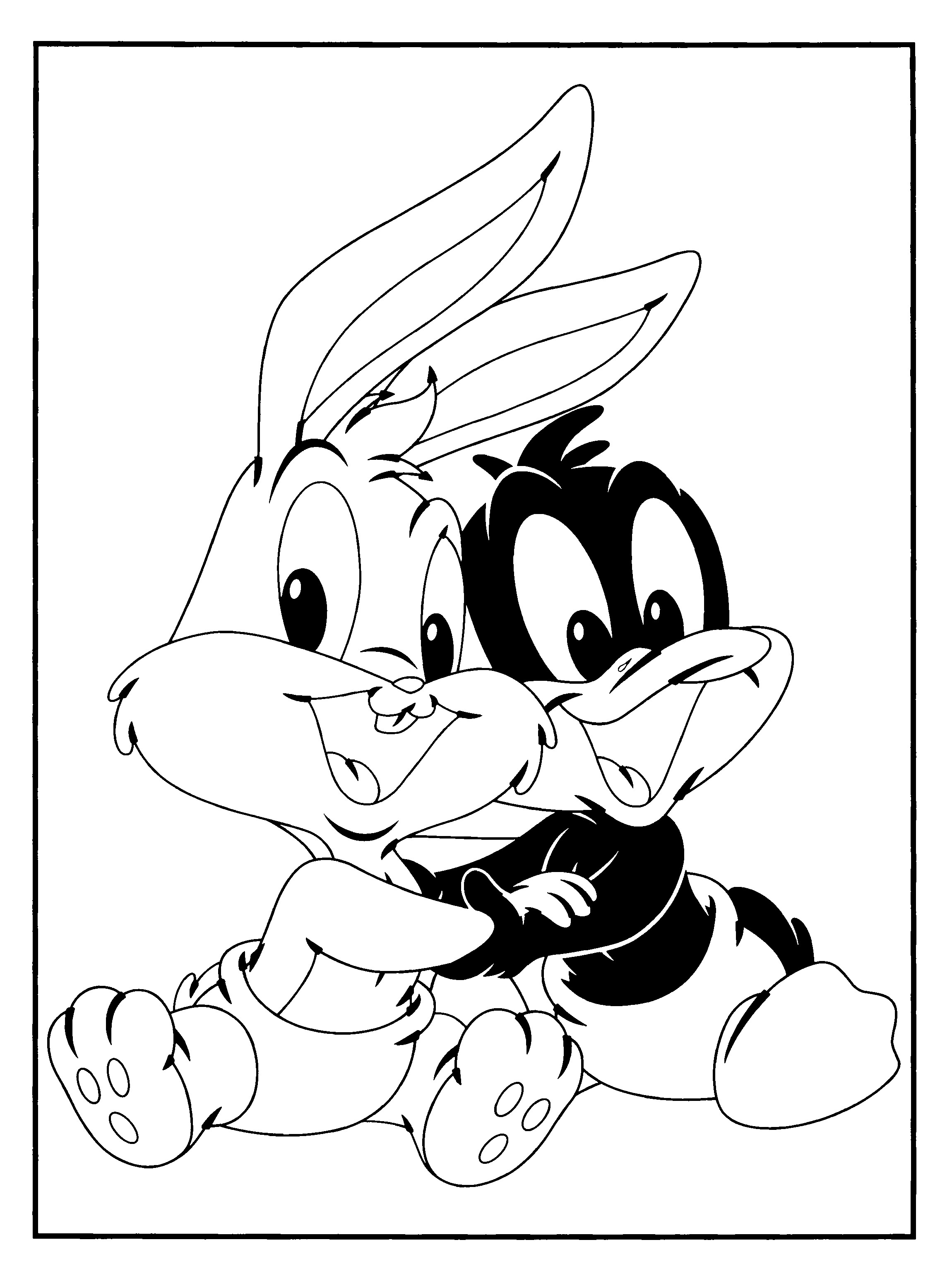baby daffy coloring pages - photo #49