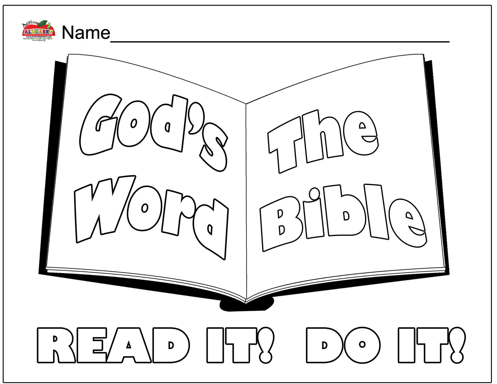 Printable Bible Coloring Pages | ColoringMe.com