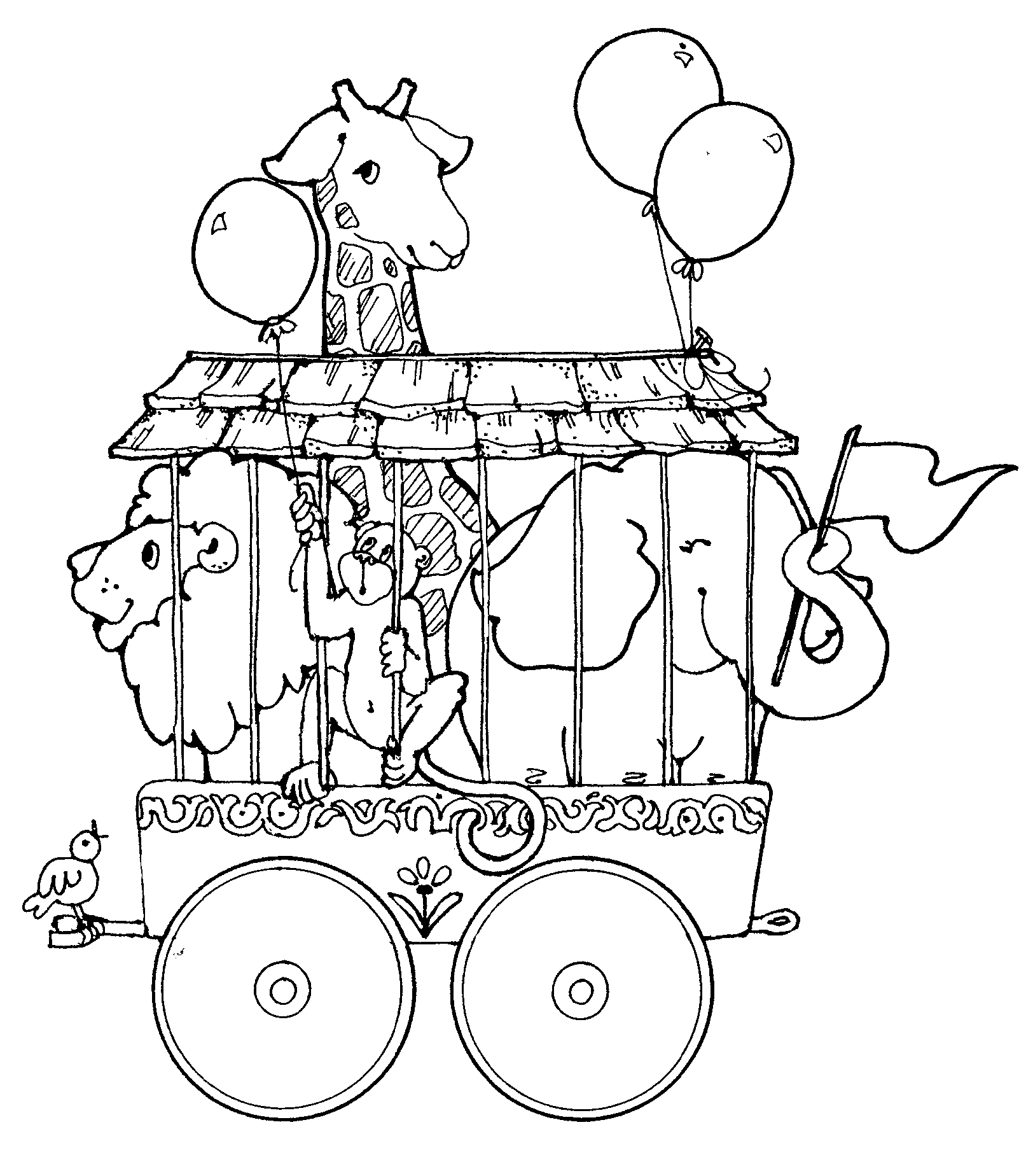 fair animals coloring pages - photo #20