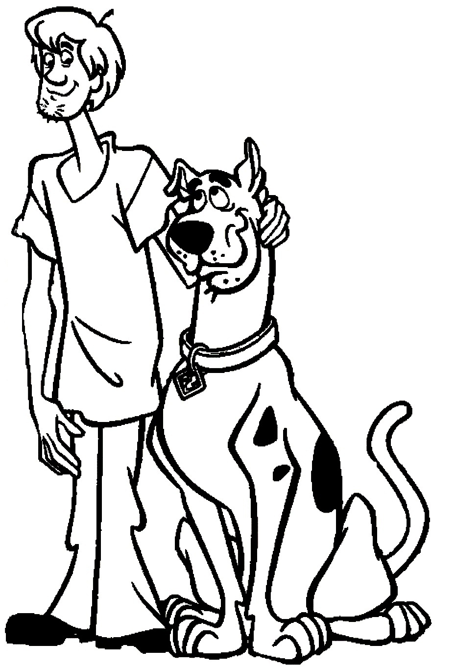 Scooby Doo Printable Coloring Pages