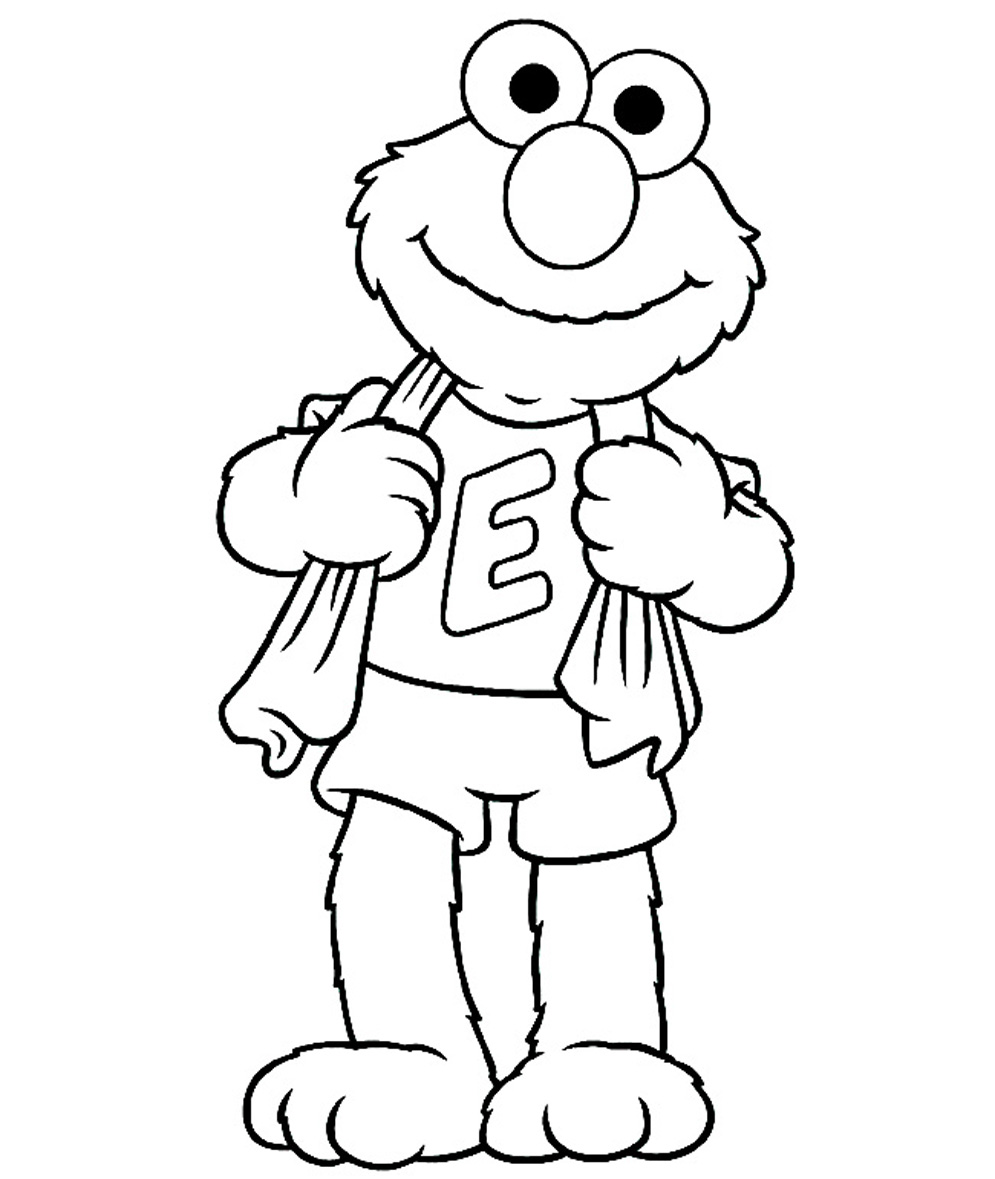 images of elmo coloring pages - photo #33