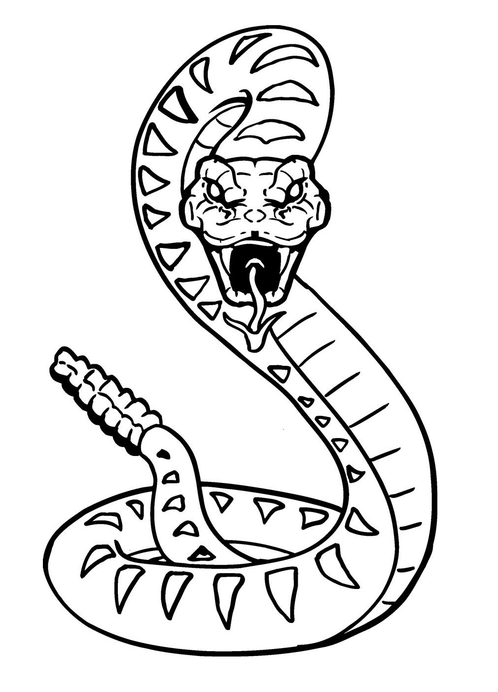 eagle and snake coloring pages - photo #39