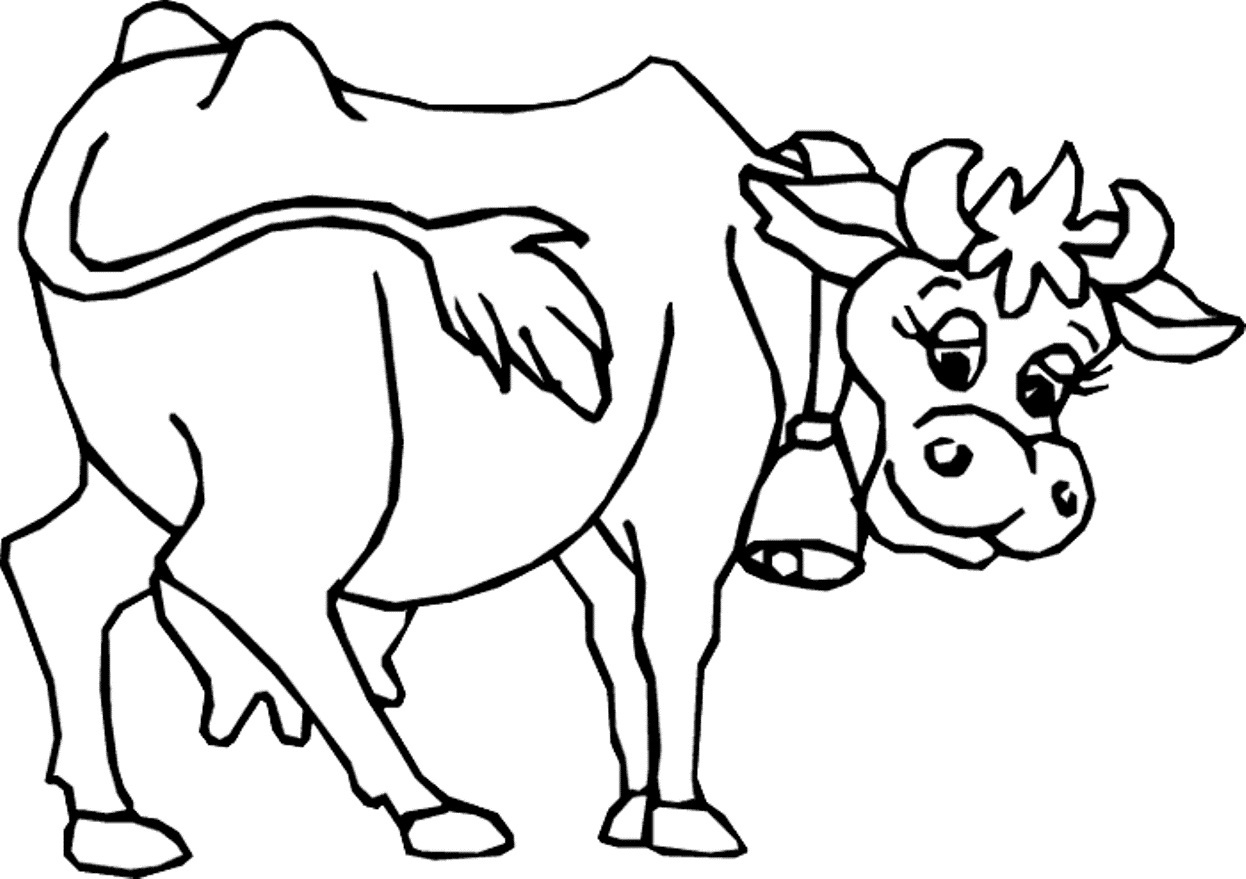 Baby Cow Coloring Sheets Coloring Pages