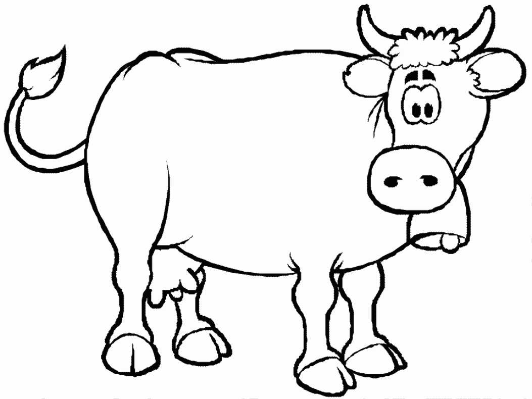 Cow Coloring Book Pages Coloring Pages