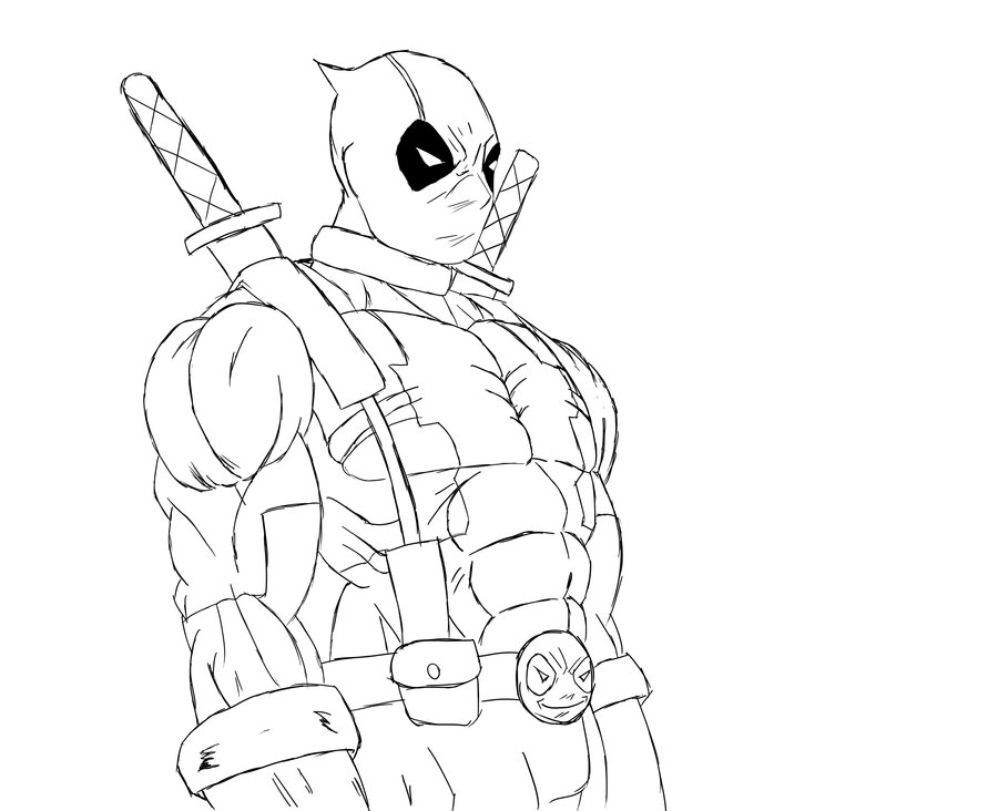 lady deadpool coloring pages - photo #30
