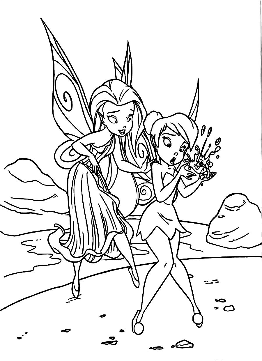 fairy coloring pages disney - photo #31