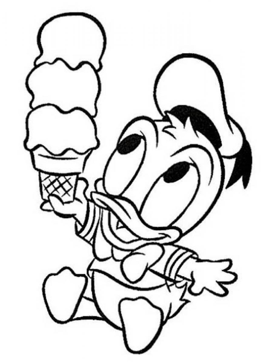 baby donald coloring pages - photo #5