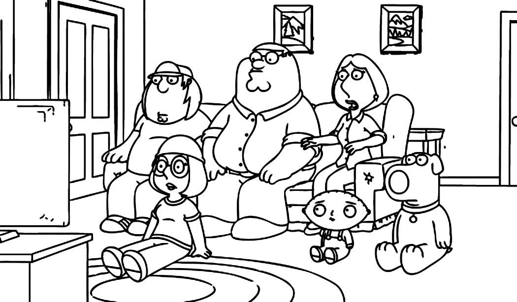 family guy coloring pages online - photo #25
