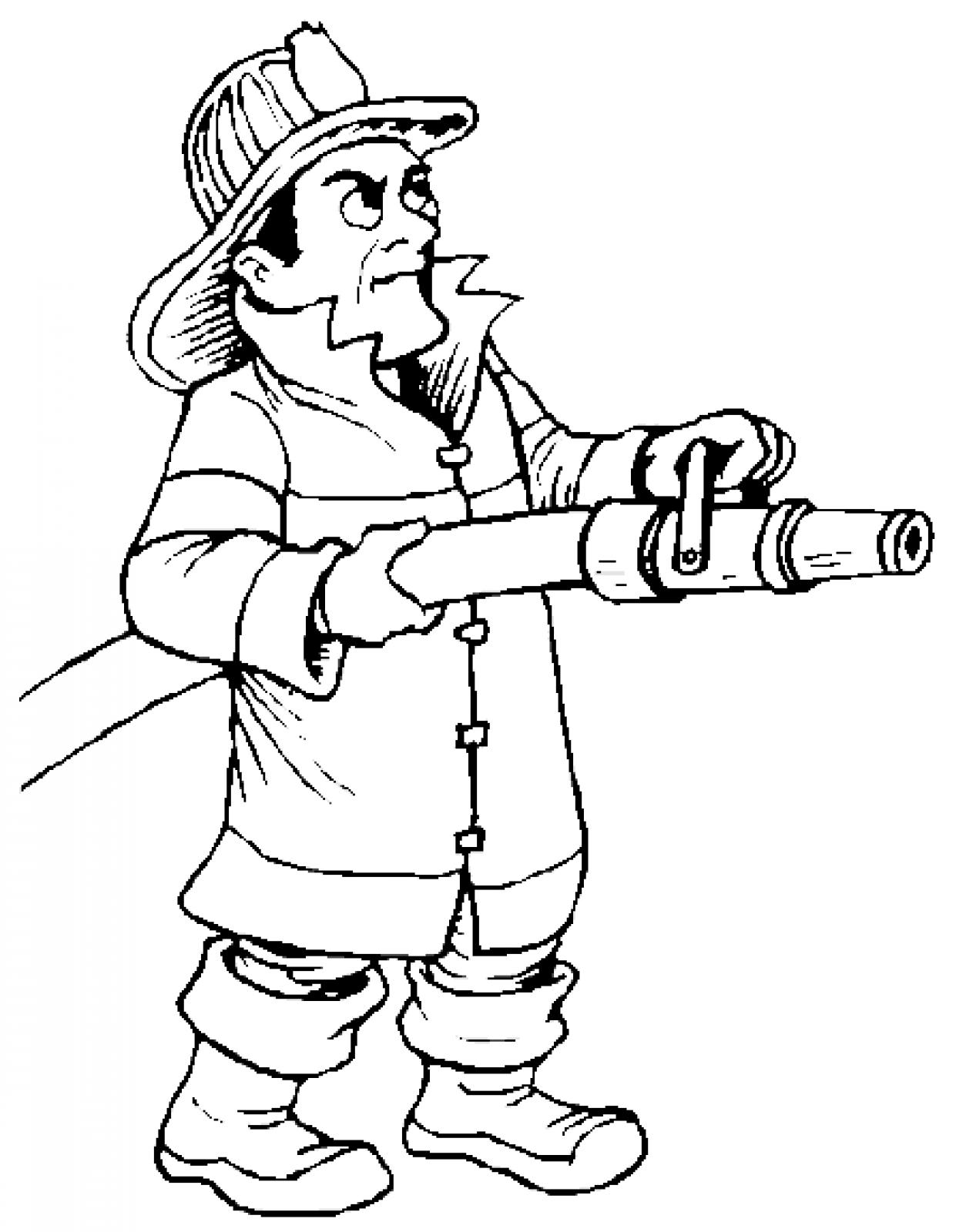 fireman and policeman coloring pages - photo #36