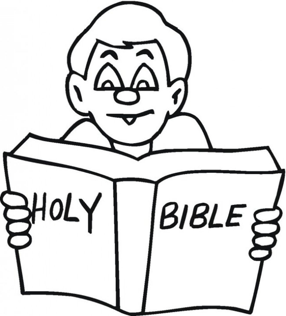Free Coloring Pages Of Picture Of Bible
