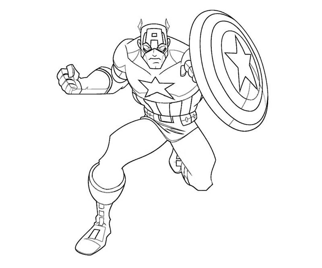 baby captain america coloring pages - photo #25