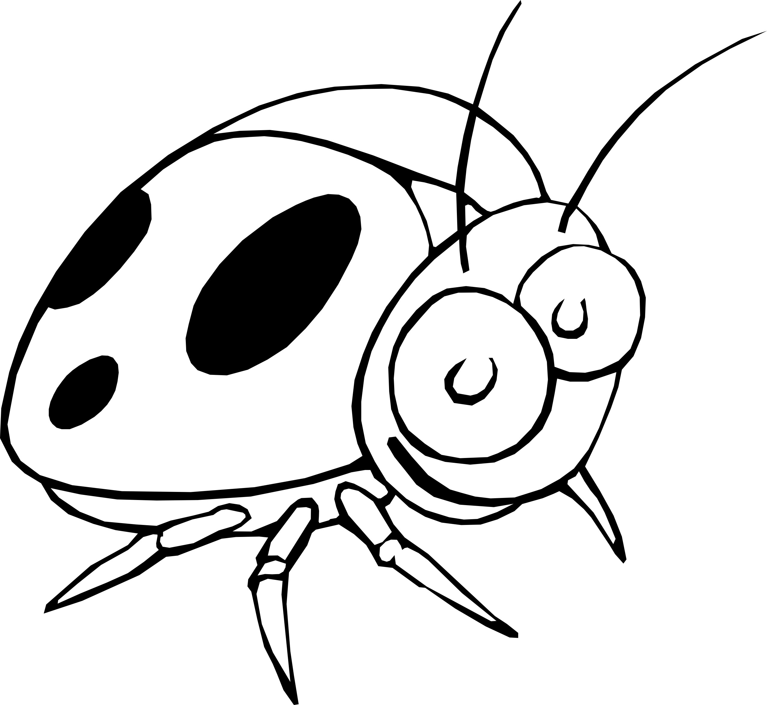 lady bug coloring book pages - photo #31