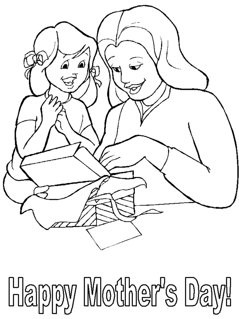 Free Printable Mothers Day Coloring Pages