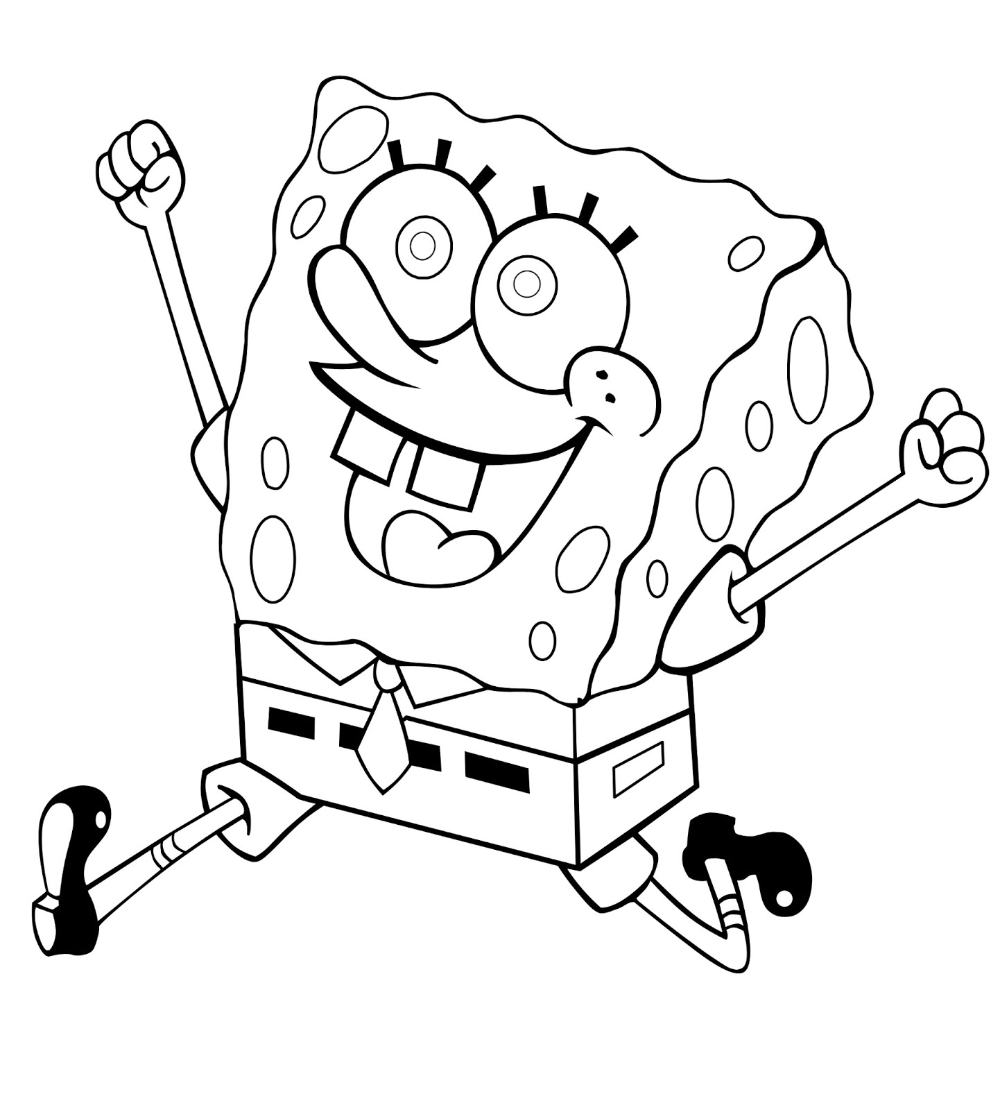 spongebob coloring pages to print - photo #43