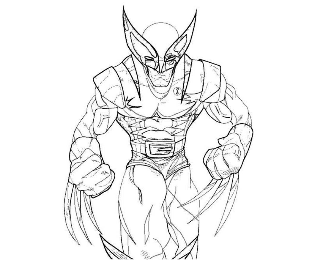 x man wolverine coloring pages - photo #33