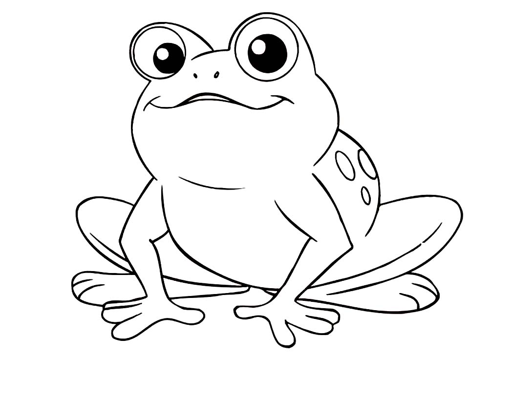 queen frog coloring pages for kids - photo #18