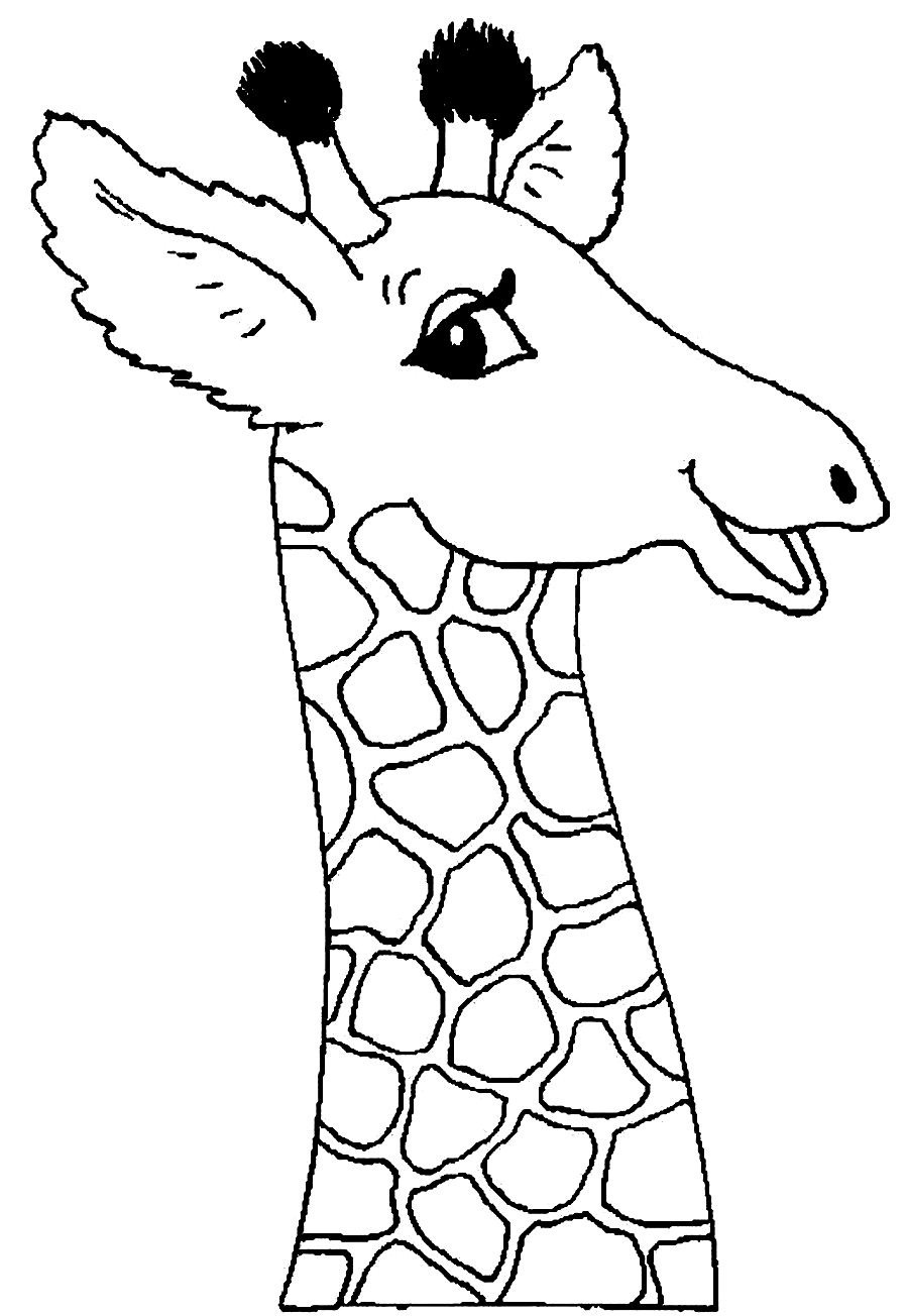 giraffe coloring pages to print out - photo #16