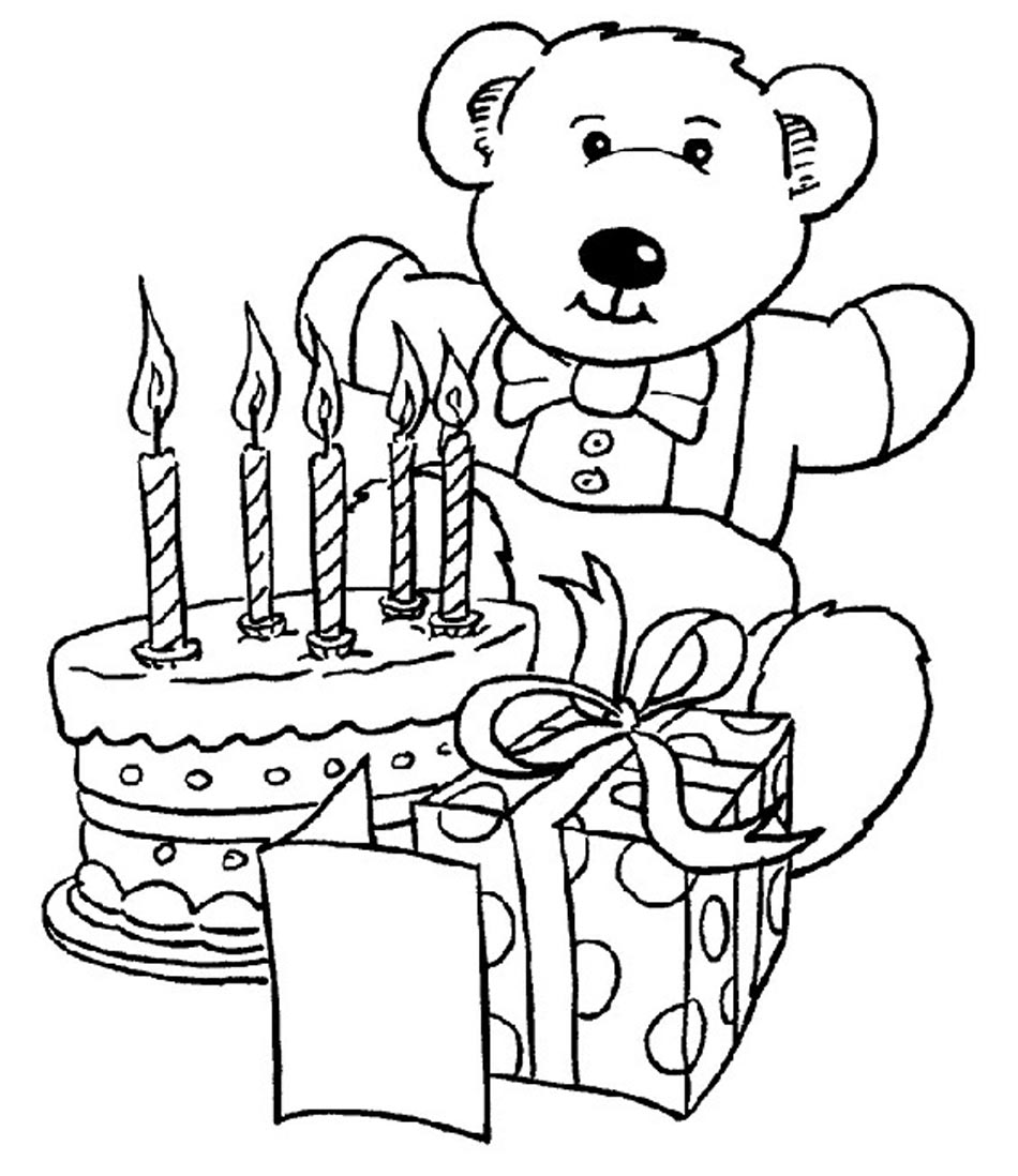 Printable Happy Birthday Coloring Pages | ColoringMe.com