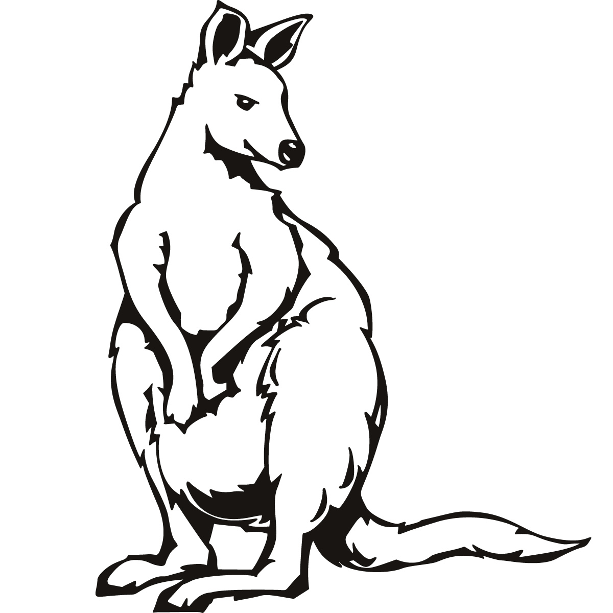 kangaroo coloring pages - photo #46