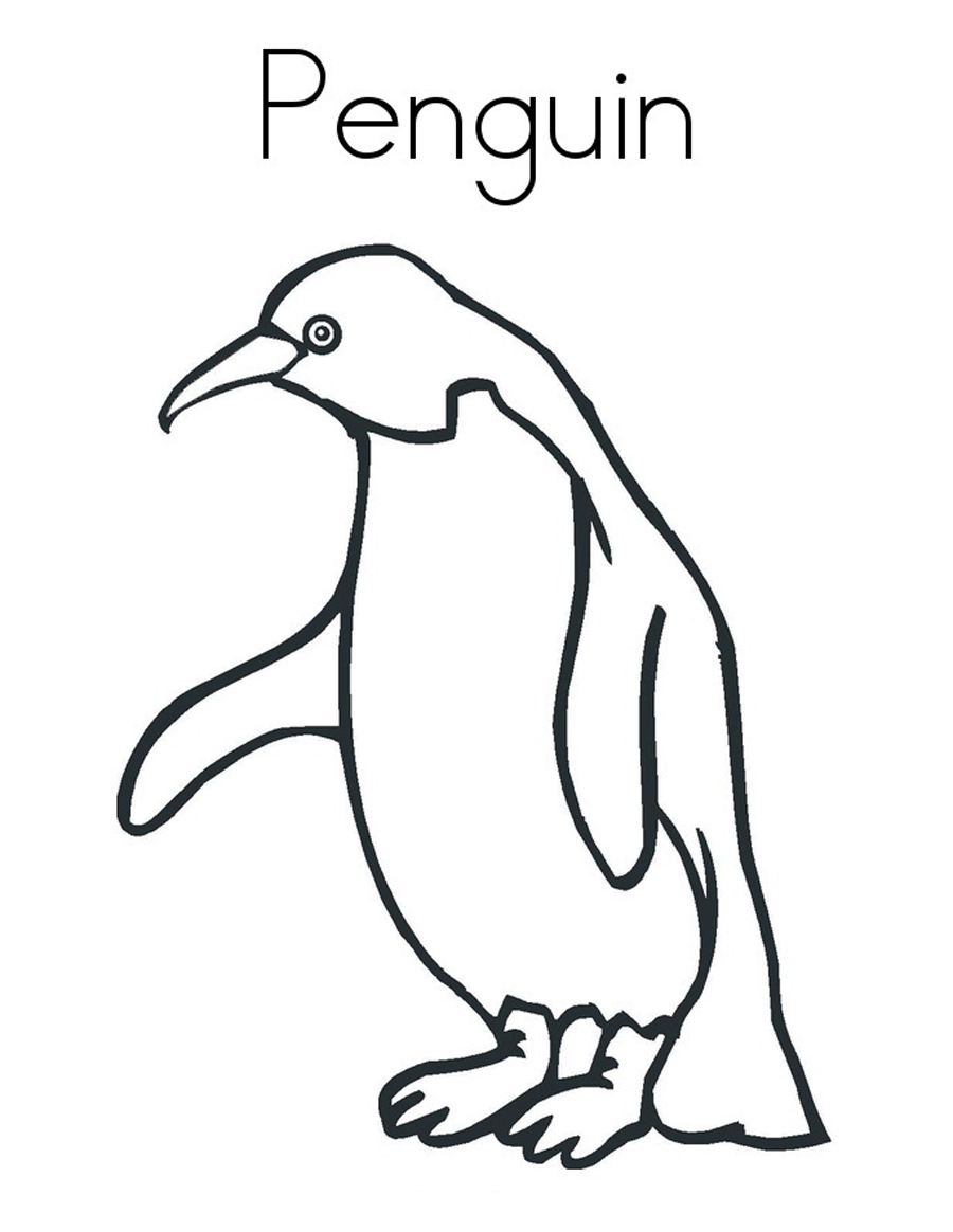 Penguin Coloring Pages Free Printable