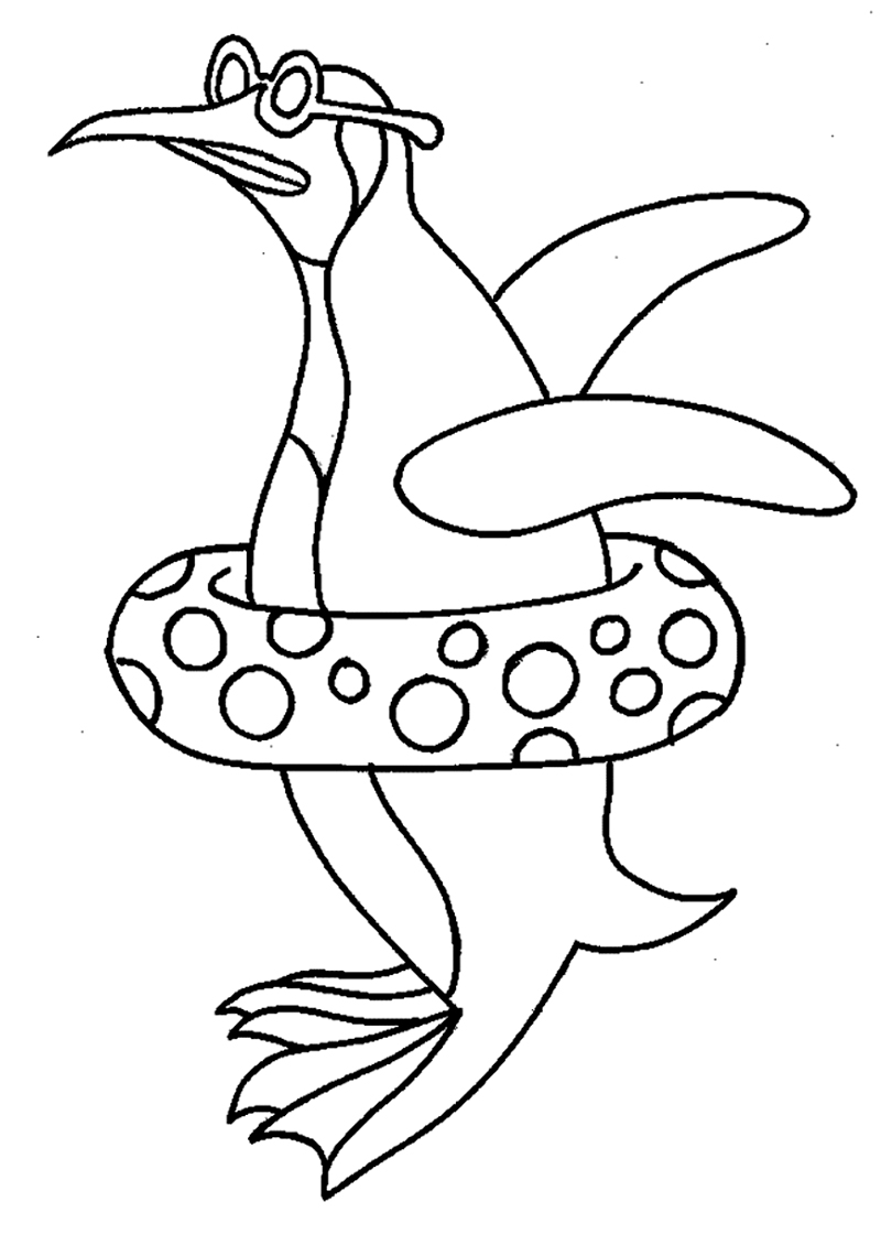 Penguin Coloring Pages - Kidsuki