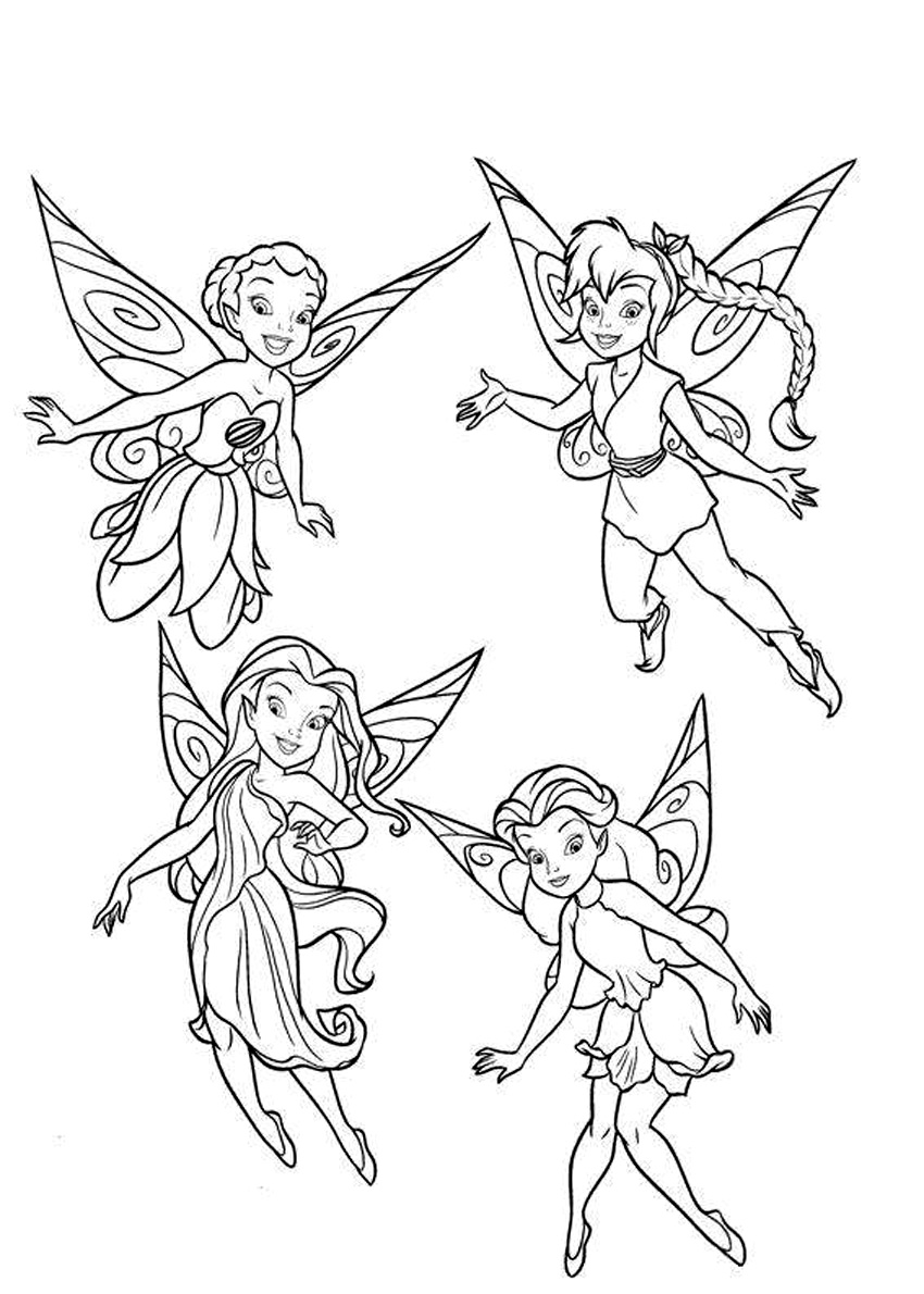 fairies print out coloring pages - photo #17
